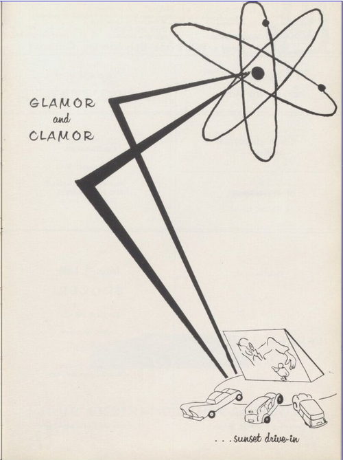 Sunset Drive-In Theatre - Yearbook Ad (newer photo)